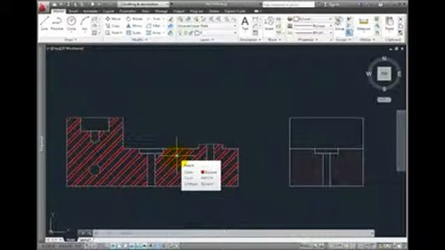 AutoCAD 2013 Hatch Editor and Multiple Hatches YouTube смотреть онлайн