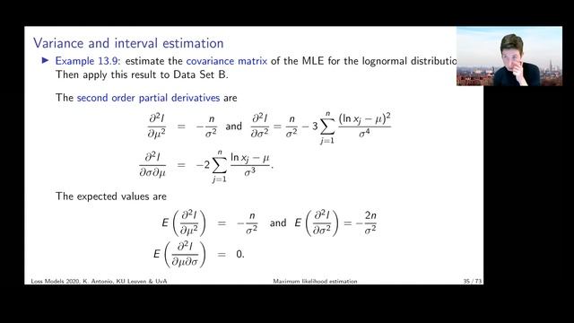Fisher information matrix in multiple dimensions смотреть онлайн