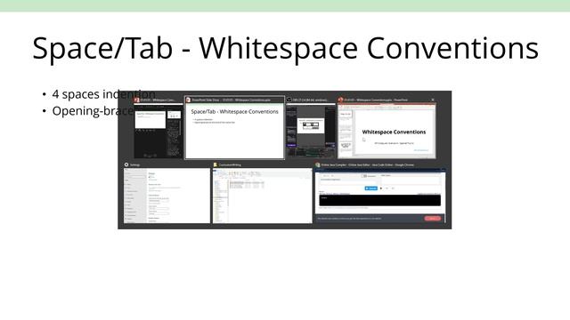 01.01.01 - Whitespace Conventions смотреть онлайн