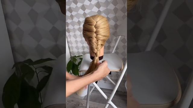 Коса с помощью петли! Смотри и повторяй! смотреть онлайн