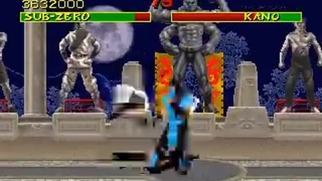 Mortal Kombat - MS DOS PC CD version - Sub-Zero playthrough смотреть онлайн