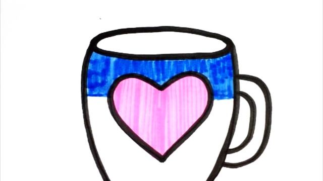 Сурет салу кружка | Как нарисовать кружку | Легкий рисунок для детей смотреть онлайн