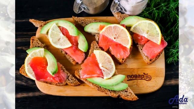 ★ПРОСТО БОМБА-★ БУТЕРБРОДЫ С АВОКАДО И КРАСНОЙ РЫБОЙ ★ смотреть онлайн