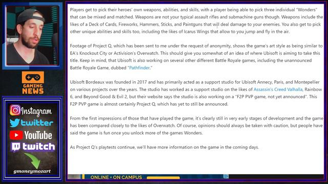 Another Ubisoft BATTLE ROYALE? What's Going On!? * PROJECT Q * смотреть онлайн