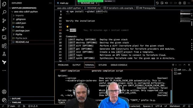 A Brief Introduction to IAC using CDKTF with Python to form an EKS Cluster on AWS. Links Below! смотреть онлайн