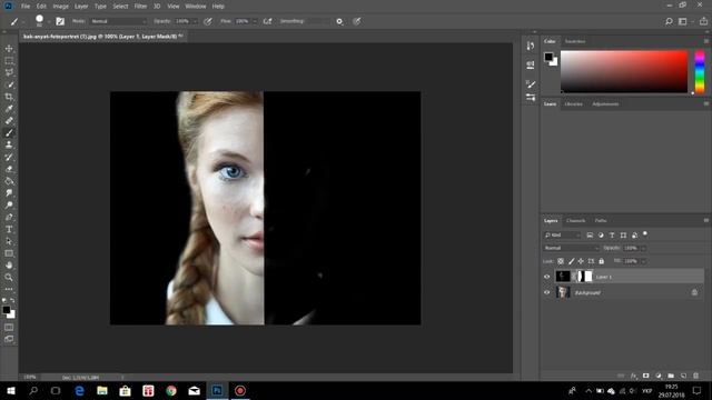 Создание неординарного арта в Adobe Photoshop смотреть онлайн