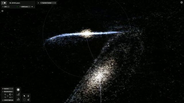 Galaxy collision / Столкновение галактик смотреть онлайн