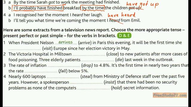 Advanced English Grammar | Unit 3 | Present Perfect VS Past Simple и Future Simple смотреть онлайн
