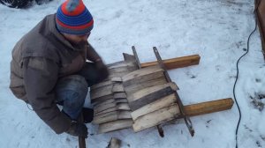 Самодельный кровельный материал. Дранка. Способы кровли дранкой. 4 из 4