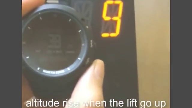 NORTH EDGE Altay watch--altimeter test смотреть онлайн