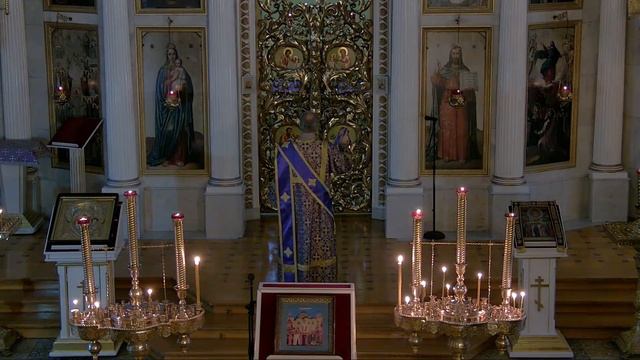 Всенощное бдение.Чин выноса Креста. Трансляция 26.09.21.Собор Вознесения Господня г.Тверь смотреть онлайн