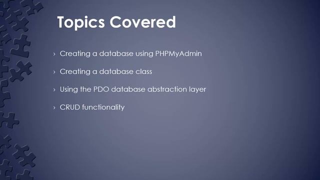Learn How to Create a Database using PHPMyAdmin and OOP смотреть онлайн