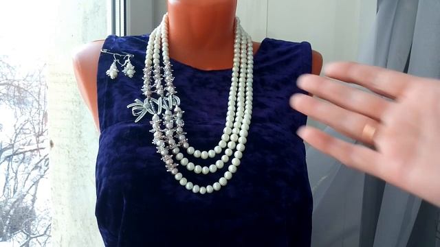 Переделка моих колье из жемчуга. смотреть онлайн