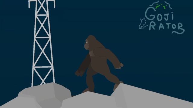 gojira(1954) vs king kong (1933)(stick nodes animation) смотреть онлайн
