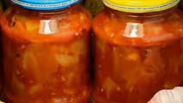 Салат на зиму из кабачков и помидоров – рецепт приготування в описах смотреть онлайн