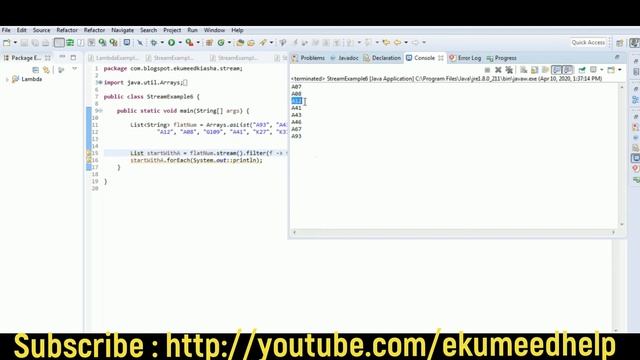Java 8 Stream || Peek & Skip || Example - 9 смотреть онлайн