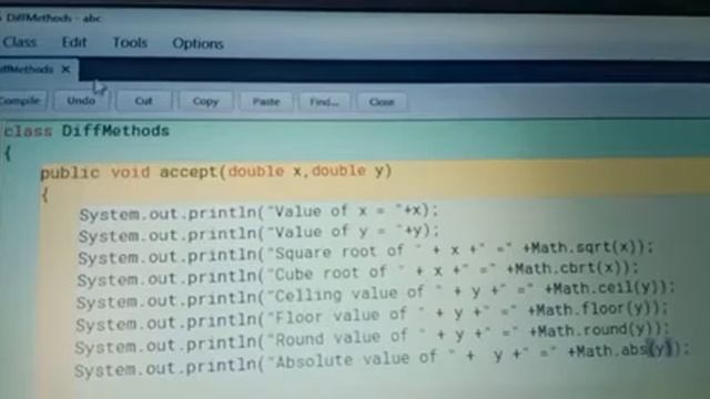 Mathematical library methods programme execution in java смотреть онлайн