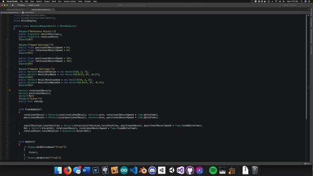 Weapon Recoil Script - How To Make Procedural Recoil In Unity смотреть онлайн