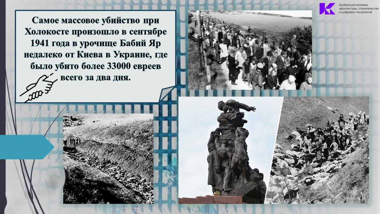 Видеолекция «День памяти жертв Холокоста» смотреть онлайн