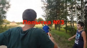 Попытка завести мотоблок с толкача