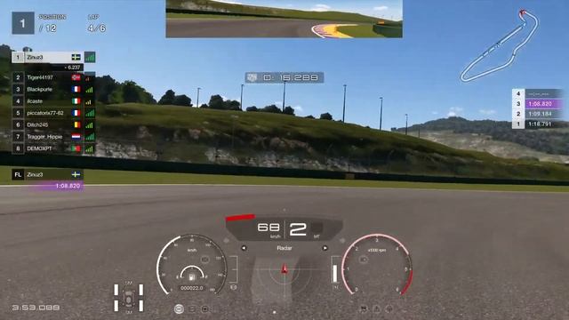 GT Sport clean race and firs win, Fiat 500 смотреть онлайн