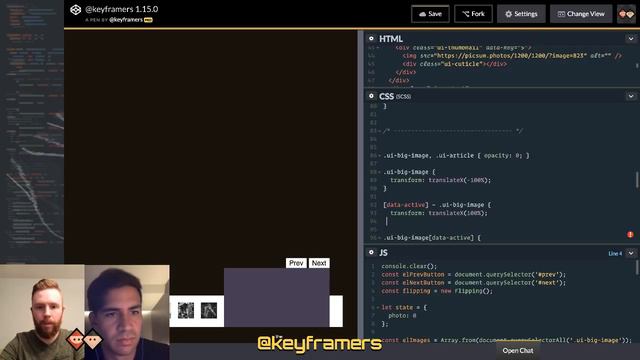 🖼️ Gliding Gallery | Simple Image Slider Transitions | @keyframers 1.15.0 смотреть онлайн