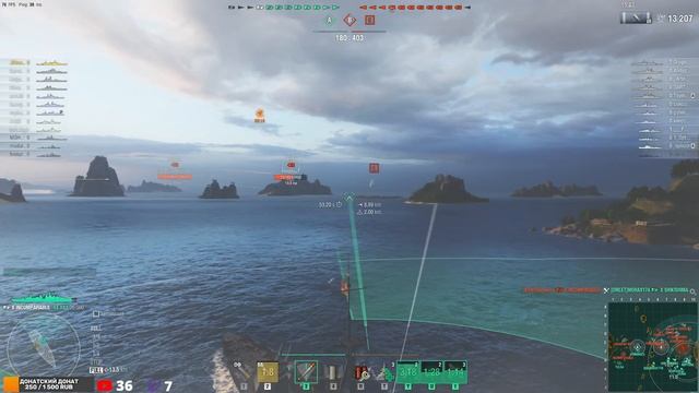INCOMPARABLE! ЛИНКОР, НАНОСЯЩИЙ ИЗ ИНВИЗА КРИТ НА 20К! WORLD OF WARSHIPS