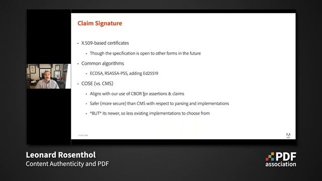 Content Authenticity and PDF (Leonard Rosenthol, Adobe) смотреть онлайн