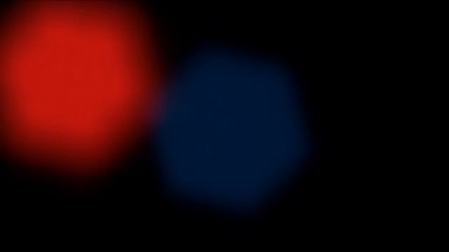 Flashing Police Lights Effect Overlay - Black Background