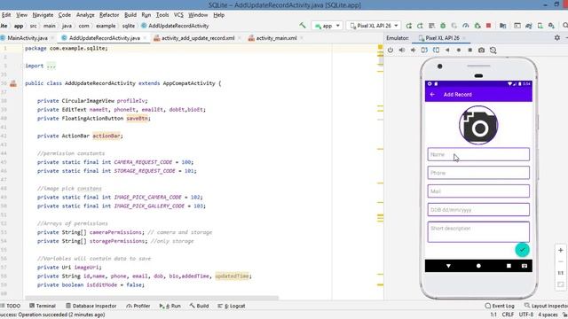 Android Studio Dersleri 2021 SQLite Veri Tabanı Serisi Ders 1: Proje Tanıtımı смотреть онлайн