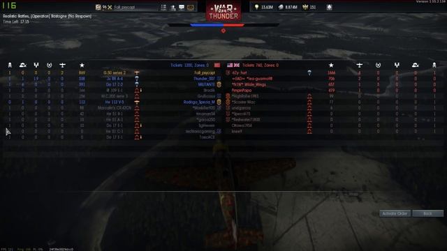 War Thunder RB - Fiat G.50 Series 2 - Curso de Tiro смотреть онлайн