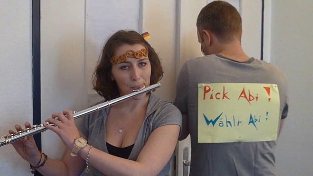 Marie from Germany- Daft Punk Get lucky // flute (for Abi Best Job) смотреть онлайн