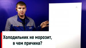 Холодильник не морозит? В чем причина?