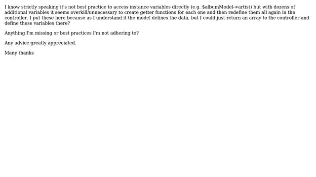 Code Review: Is this correct implementation of MVC pattern for PHP website? смотреть онлайн