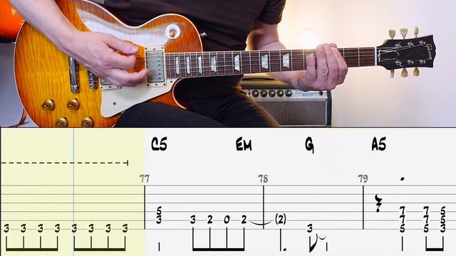 Bon Jovi - Runaway | Guitar cover WITH TABS | смотреть онлайн