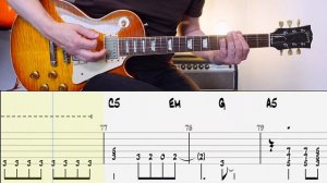 Bon Jovi - Runaway | Guitar cover WITH TABS |
