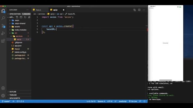 Conectando uma aplicação React Native a uma API-Rest смотреть онлайн