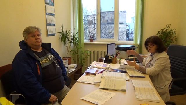 Одесса.Человек в поликлинике