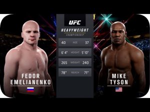 UFC 2 БОЙ Федор Емельяненко vs Майка Тайсона (com.vs com.)