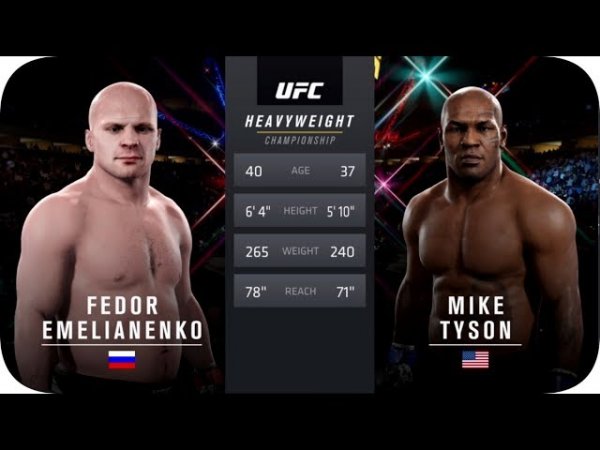 UFC 2 БОЙ Федор Емельяненко vs Майка Тайсона (com.vs com.)
