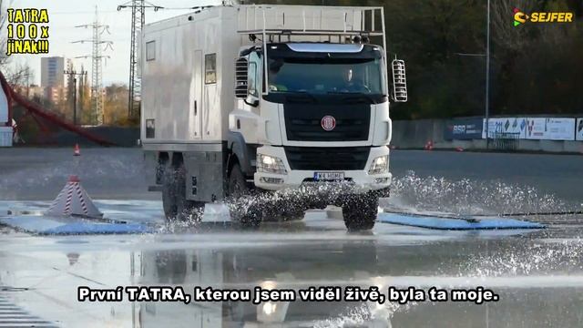 Obytný vůz na podvozku TATRA PHOENIX na testech v Ostravě! смотреть онлайн