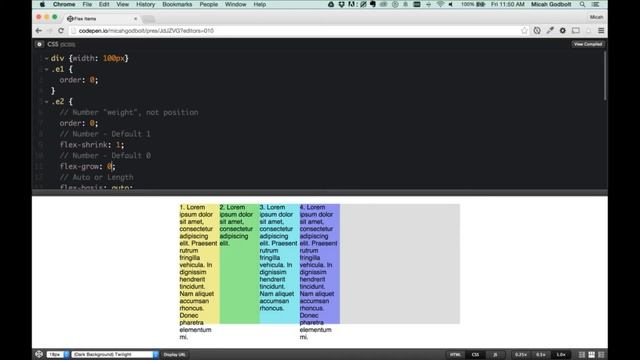 Sass Bites #82 - Flexbox Item Properties смотреть онлайн