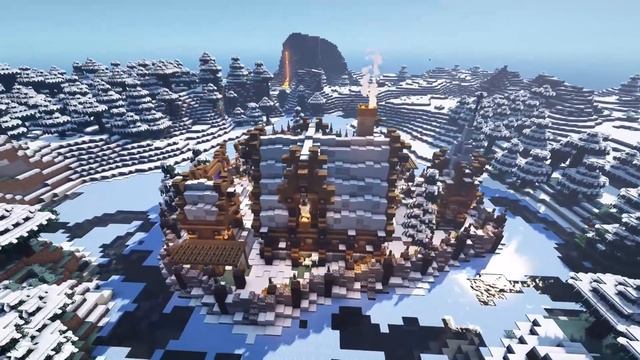Minecraft Timelapse - The Ultimate Survival Base!!! [Snowy Taiga Biome Base] - World Download смотреть онлайн