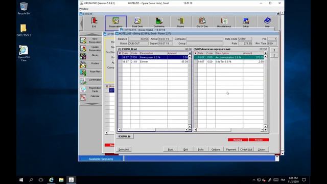 Opera system {إجراءات نهاية اليوم للتدقيق الليلي} برنامج اوبرا للفنادق смотреть онлайн