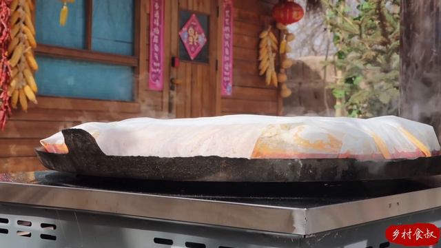 FATTY BULLFROG Made Into Paper Wrapped Frog! New Recipe New Taste! | Uncle Rural Gourmet