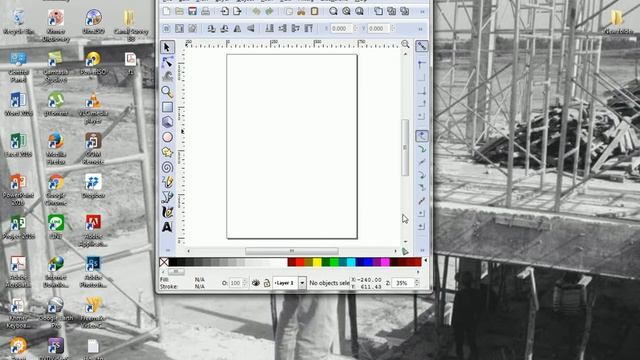 How to convert PDF to DWG AutoCad by Inkscape Software смотреть онлайн