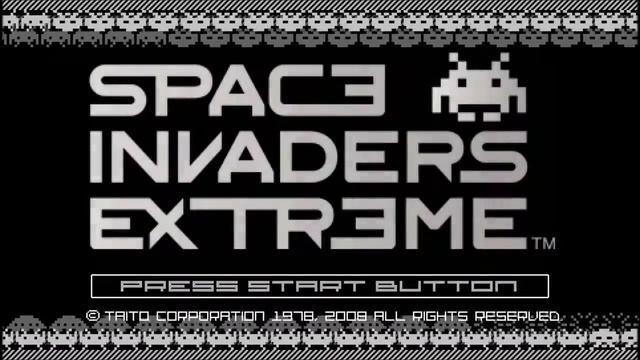 Space Invaders Extreme Title Theme Animatic (2008, Taito) смотреть онлайн