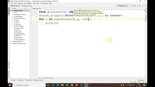 Google Search using Python | 111 Day code Challenge | Programming with Gautam смотреть онлайн