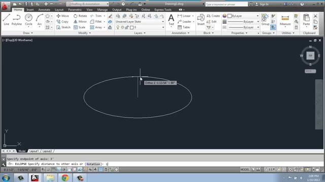 #15 - AutoCAD - 2D Drafting Basics - Ellipse - Brooke Godfrey смотреть онлайн