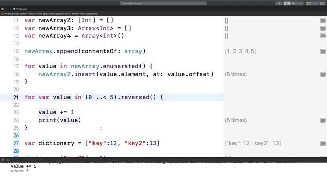 Занятие 1: Синтаксис и основы Swift